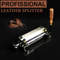 Nouvelle machine manuelle à refendre le cuir pour la découpe de sangles de ceinture en cuir tanné, outils disponibles en dropshipping