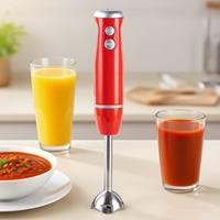 Mixeur Plongeant Électrique Batteur Fouet Fouetteur d'Œufs Mixeur Plongeant pour Cuisine et Aliments pour Bébé en Plastique 400W