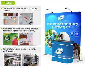 Présentoirs portables personnalisés pour salons professionnels Eastern Signs, stand d'exposition Expro pop-up avec projecteurs, comptoir et bannière déroulante - Product Image 5