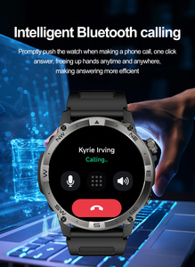 HK08 montre intelligente pour hommes GPS 1.43 AMOLED affichage IP68 montre étanche Modes de sport geste piste de contrôle Intelligent - Product Image 3