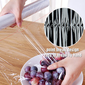 Película adhesiva de PVC biodegradable respetuosa con el medio ambiente, estirable, segura para alimentos, precio competitivo, para envolver restos de queso y carne - Product Image 2