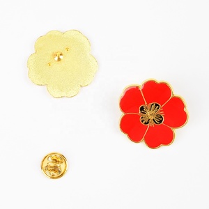 Manufacturer Enameled <strong>Poppy</strong> Flower Lapel <strong>Pin</strong> Festival of Remembrance Day Lest We Forget Never Forget Veteran <strong>Poppy</strong> Brooch Badge - Product Image 4