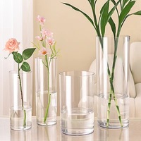 Vase de Table en Acrylique de Luxe, Vase Décoratif pour Plantes, Idéal pour la Décoration Intérieure Moderne et les Centres de Table de Mariage