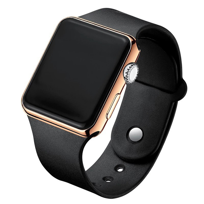 Hot Selling Fashion Sport Watch Square LED Electronic Smart Watch Student Adult Light-emitting Electronic Watch