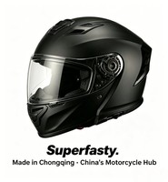 Casques de moto modulaires de qualité supérieure, unisexes, luxueux, homologués ECE, équipement de protection pour la conduite sur autoroute à grande vitesse
