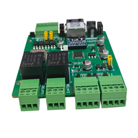 Modul Pengontrol Relay Input Wiegand Ethernet 2CH RTU TCP/IP IO Board untuk Kontrol Industri PLC Kontrol Akses Biometrik