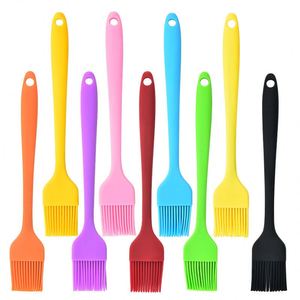 Food Grade Silicone Barbecue Oil Brush BBQ Grill Pastry Basting Oil Brush Non-stick Kitchen Cooking for Spreading Oil Brush - Product Image 2