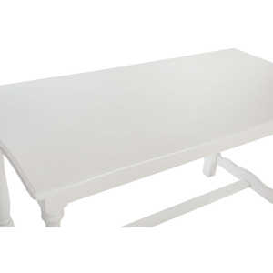 WOODEN <b>DINING</b> <b>TABLE</b> 180x90x80cm <b>WHITE</b> - Product Image 3