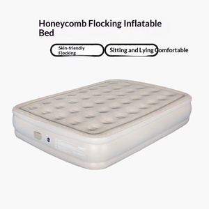 <span class=keywords><strong>Matelas</strong></span> <span class=keywords><strong>Gonflable</strong></span> Automatique d'Extérieur avec Housse Floquée, Pompe Intégrée, Portable pour Camping, Sieste au Sol, Pliant et Épaissi - Product Image 2