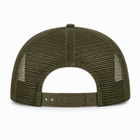 Casquette Trucker en Daim à Visière Courbe avec Patch 3D Personnalisé pour Randonnée en Plein Air