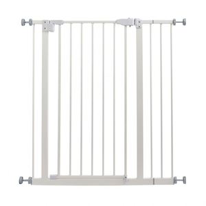 Barrière de sécurité rétractable en métal Santin, à fixation par pression, compatible peinture, pour animaux de compagnie et bébés - Product Image 4