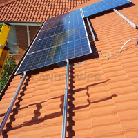 Système de montage pour panneaux solaires, toitures solaires, de haute qualité, avec crochets pour toit