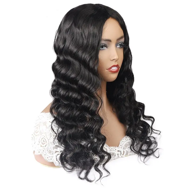 Top Sale Beyonce Wave Brazilian Virgin Human Hair Pre-Plucked Swiss Lace Front Wig