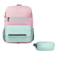 Sacs d'école personnalisables MAY ZOO Oxford à fermeture éclair pour enfants, garçons et filles, avec logo personnalisable, grande capacité, pour collégiens
