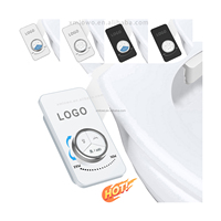 Bouton/Commande de Bidet Moderne Personnalisé, Pulvérisateur d'Eau Froide Non Électrique, Buse Auto-Nettoyante, Angle Réglable, Montage au Sol, Style Japonais