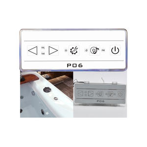 SOWO White P-06 TUV Lumière LED <span class=keywords><strong>sous</strong></span>-marine, Haut-parleur Bluetooth, Contrôleur de bain à remous CE pour salle de bain, Écran tactile, Moderne - Product Image 1