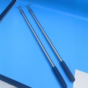 Telescopic Clothes <b>Drying</b> <b>Rack</b> Aluminum Alloy 1 Meter Hook Type Balcony Use Clothing Organizer - Product Image 2
