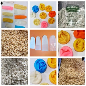 Disposable Orange Anti-Slip Finger <b>Cots</b> Thickened Wear-Resistant Prickly Anti-Static Latex Rubber Industrial Occupational - Product Image 5