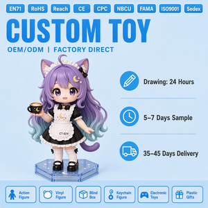 Fabricant de figurines de filles personnalisées, OEM ODM, <span class=keywords><strong>figurine</strong></span> de collection en PVC, jouet en gros pour boutique de cadeaux - Product Image 1
