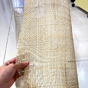 GRAN VENTA |   Malla de Mimbre Sintético Vivian Vo Rattan Blue Lotus, Rollo de Malla Tejida en Diagonal para Reparación de Puertas de Armario, Sillas y Manualidades - Product Image 1