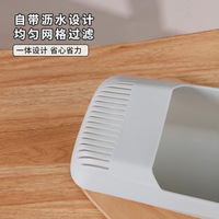 Nouvel arrivage Maisons : Cuiseur à pâtes et nouilles pour micro-ondes avec égouttoir