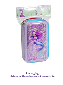 Trousse à crayons grande capacité GF, couleur unie, 52 trous, étui à crayons portable, trousse de papeterie, trousse à crayons <span class=keywords><strong>pour</strong></span> dessin artistique <span class=keywords><strong>pour</strong></span> étudiants - Product Image 6