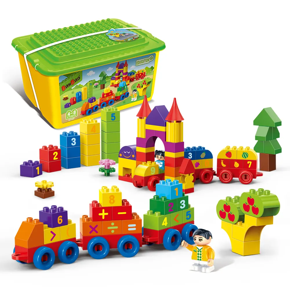 B5107 BanBao Best Price Diy Education Professional Manufacturer Kid Building Block Toy