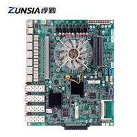 6 puertos ethernet placa base Firewall H170/H110 Chipset procesador dc 12 V industrial SBC para red 4 port PoE