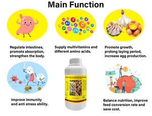 Complément de croissance pour volaille additifs alimentaires mélangés vitamine acide minéral liquide complément alimentaire pour bovins laitiers promoteur de poulet de chair - Product Image 3