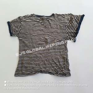 Trapos de limpieza industriales de alta calidad, 100% algodón, hechos con camisetas recicladas, para limpieza. - Product Image 3