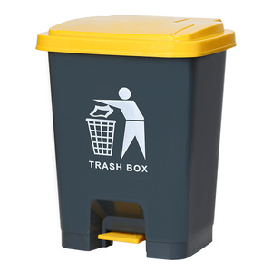 Commercial Large Foot-operated Trash Can with Lid, Kitchen Waste Cleaning <b>Bin</b>, Industrial Environmentally Friendly - Product Image 5