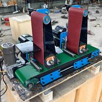 Meuleuse à bande verticale électrique multifonctionnelle de qualité industrielle, acier au carbone, acier inoxydable, ébavurage, polissage, 3 ans