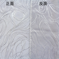 Nouveau design tendance 2025 – Tissu jacquard floral brodé 3D personnalisable en polyester avec dentelle pour vêtements et robes