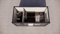 Petit conteneur, modulaire, portable, prêt à l'emploi, 20 pieds, 40 pieds