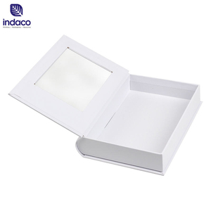 Nueva caja de regalo con forma de libro, caja de embalaje con forma de libro en blanco mate, venta al por mayor. - Product Image 3