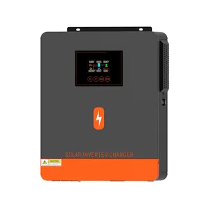 PowMr 스톡 24V 220V 단상 주파수 4200W 인버터 태양열 인버터 가격 4.2KW 가정용 에너지 저장 용 하이브리드 인버터