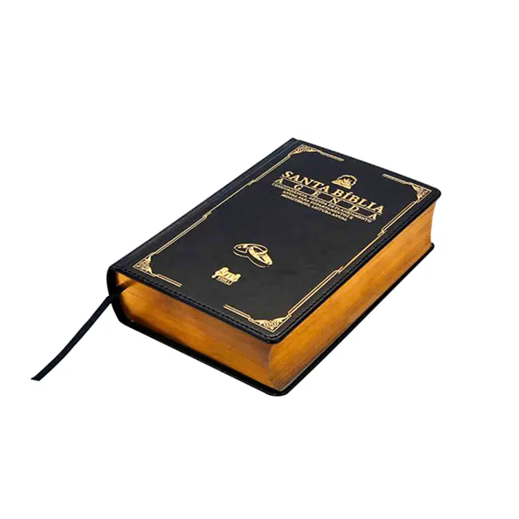 Custom copertina morbida in pelle spagnola bibbia Santa Valera 1960 biblia libros stampa