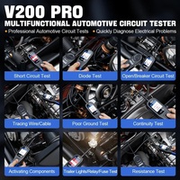 Localizador de Cables Automotrices VDIAGTOOL V200Pro, Detector de Cortocircuitos y Circuitos Abiertos para Autos y Camiones de 12V y 24V (Stock en EE. UU.)