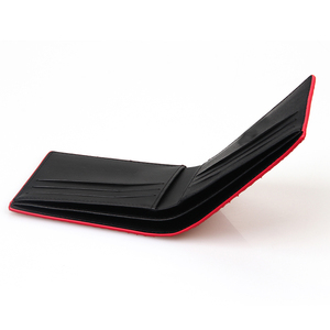 लाल महिला लक्जरी डिजाइनर द्वि-फोल्ड असली सांप वॉलेट महिला कस्टम अद्वितीय पर्स की त्वचा विदेशी चमड़े के बटुए 2025 - Product Image 5