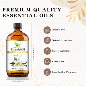 Olio Essenziale di Vaniglia Premium 118 ml <span class=keywords><strong>con</strong></span> Contagocce in Vetro, Ideale per Diffusori, Aromaterapia, Creazione di Candele e Sapone Fai-da-Te - 4Fl.Oz - Product Image 2