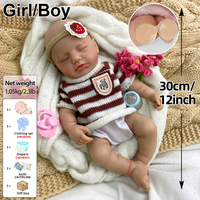 Poupée Reborn en Silicone, Figurine de Bébé, Peaux Différentes Disponibles, Poupées Compagnon Artisanales pour Tout-Petits