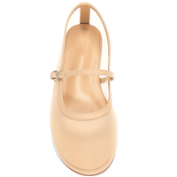 Ballerines en maille respirante à la mode Ballerines Mary Jane Chaussures pour femmes Noir Nude