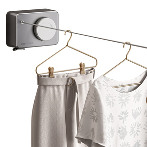 Lussuoso Stendibiancheria in Metallo per Bagno con Stendino a Filo, <span class=keywords><strong>Organizzatore</strong></span> Multifunzione per Stoviglie e Vasi di Fiori per Conservazione Alimenti - Product Image 2