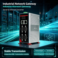 Gateway Industrial Modbus para Riel DIN, RS232/485 a Ethernet, Convertidor Modbus RTU/TCP, para Fábrica Inteligente Industria 4.0