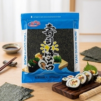 Nori de sushi frais, sain et croustillant de qualité supérieure, directement de l'usine, algues grillées