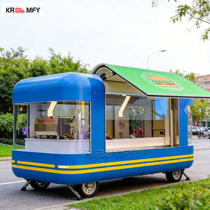 Carrito de Comida Remolcable de Acero Inoxidable Resistente a la Corrosión, Remolque Móvil para Venta de Snacks y Comida, Personalizable - Product Image 4