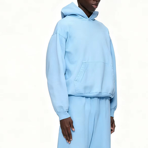 <b>Mens</b> Hoodies Apparel Manufacturer Tracksuits Vintage Winter Heavyweight High Quality Puff Print Floral Design Cotton Fleece - Product Image 2