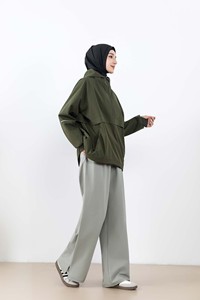 Vêtements de sport modestes pour femmes musulmanes, coupe-vent à capuche, logo personnalisé OEM, vente <span class=keywords><strong>en</strong></span> gros - Product Image 5