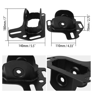 Bevinsee cho BMW 3 Series phía sau cao Toe chỉnh khung kéo cánh tay khung W/ỐNg Lót Kit cho BMW E46 E36 1992-2008 - Product Image 3