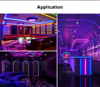 Barre lumineuse KTV 12V TM1934 Adressable RGB 60leds LED Pixel Tape Programmable Étanche 12V LED Strip Light